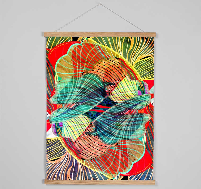 Patterns Of Time 2 Hanging Poster - Wallart-Direct UK