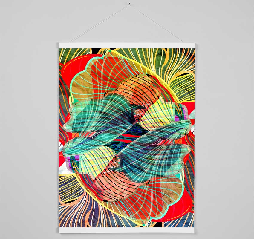 Patterns Of Time 2 Hanging Poster - Wallart-Direct UK