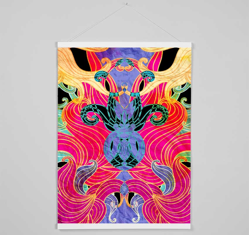 Patterns Of Time 5 Hanging Poster - Wallart-Direct UK