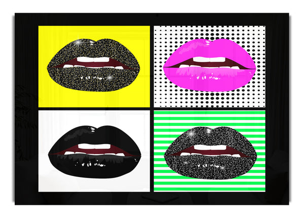 Funkelnde Lippen