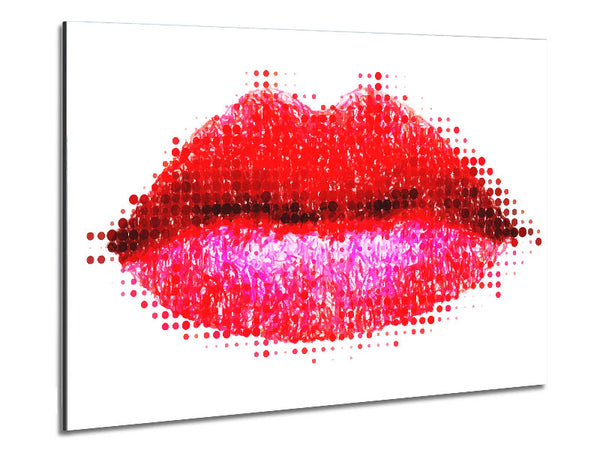 Punkt zu Punkt Lippen