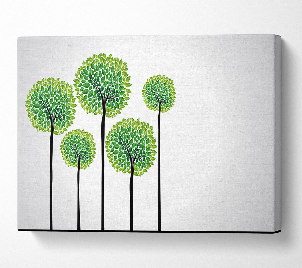 Picture of Abstract Trees Canvas Print Wall Art