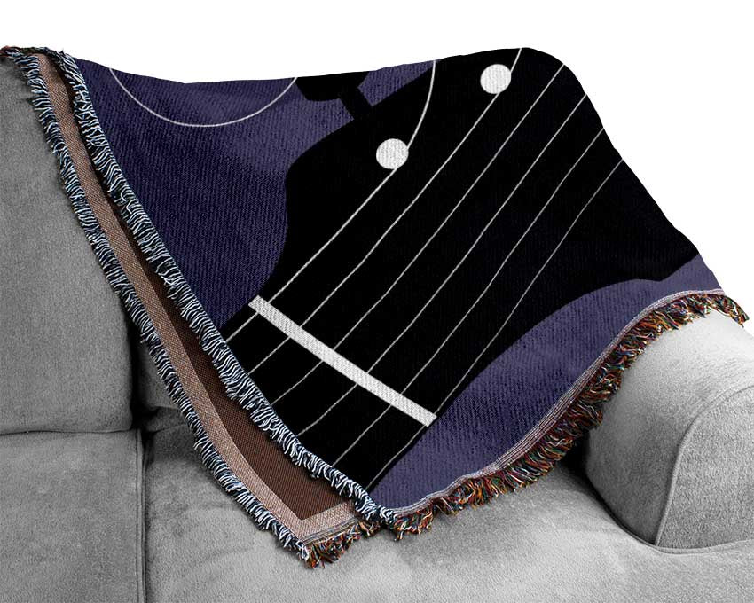 Guitar Strings Woven Blanket