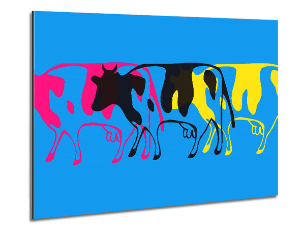 Pop-Art-Kühe