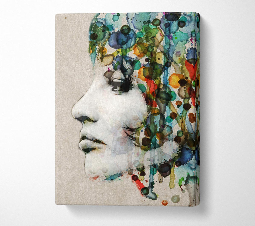 Picture of Vintage Woman Canvas Print Wall Art