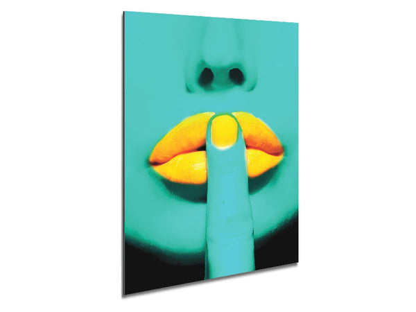 Pssst, orange Lippen