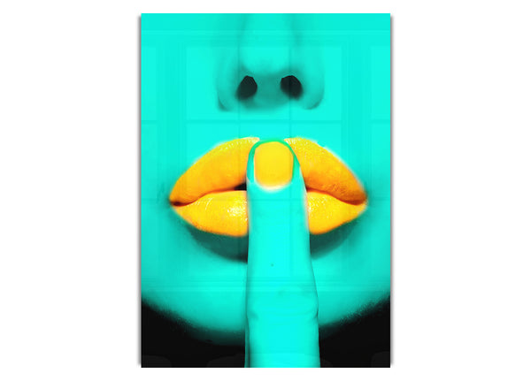 Pssst, orange Lippen