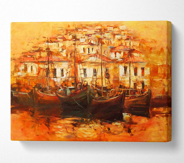  A Canvas Print of Venice Gondola 3 Canvas Print