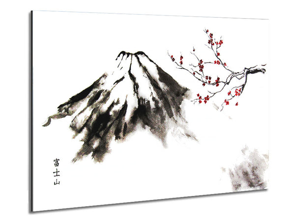 Japanese Cherry Blossom Mountain