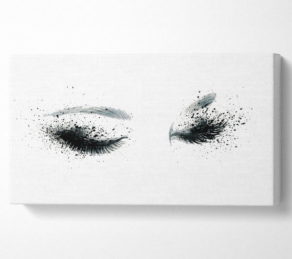Augen, die flattern