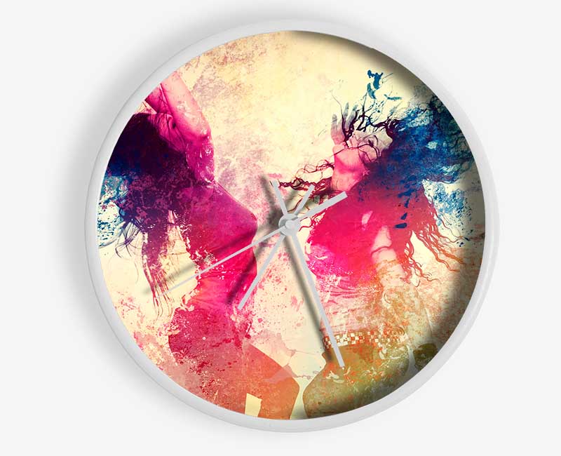 Free To Dance Clock - Wallart-Direct UK