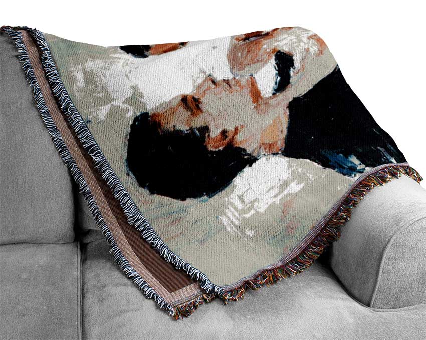 Salsa Dancers Woven Blanket