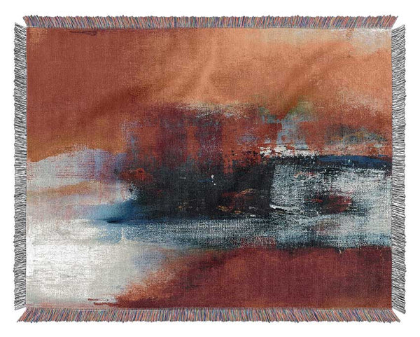 Ocean Shoreline Woven Blanket
