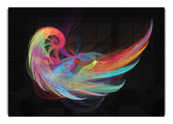 Flügel eines Regenbogens