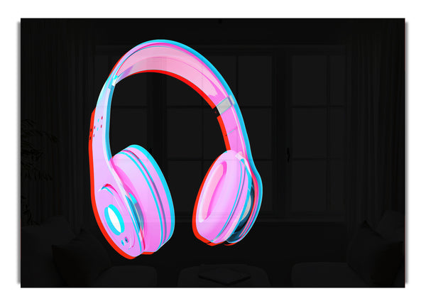 Funky Pink Headphones