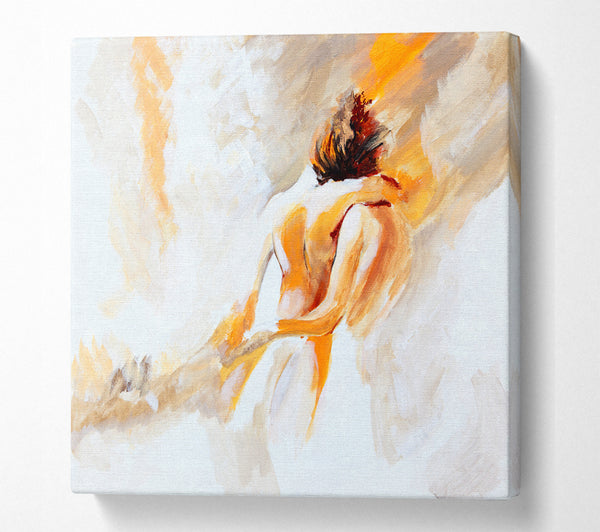 A Square Canvas Print Showing In Love Square Wall Art