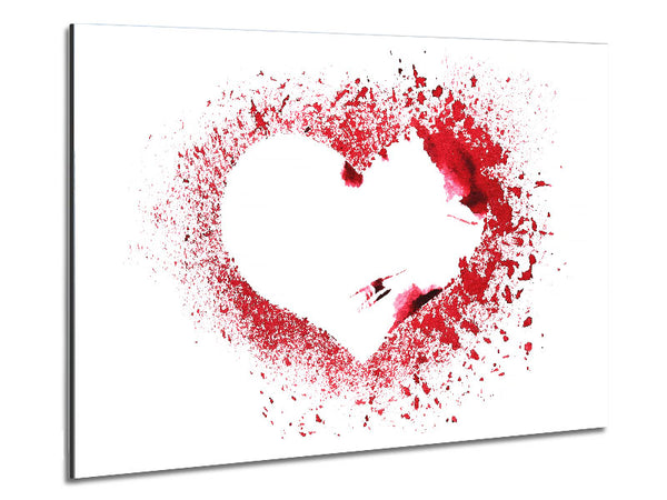 Surfing The Heart Metal Print