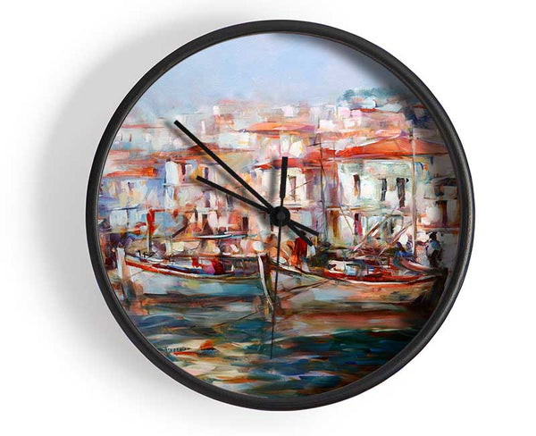 Venice Painting Clock - Wallart-Direct UK