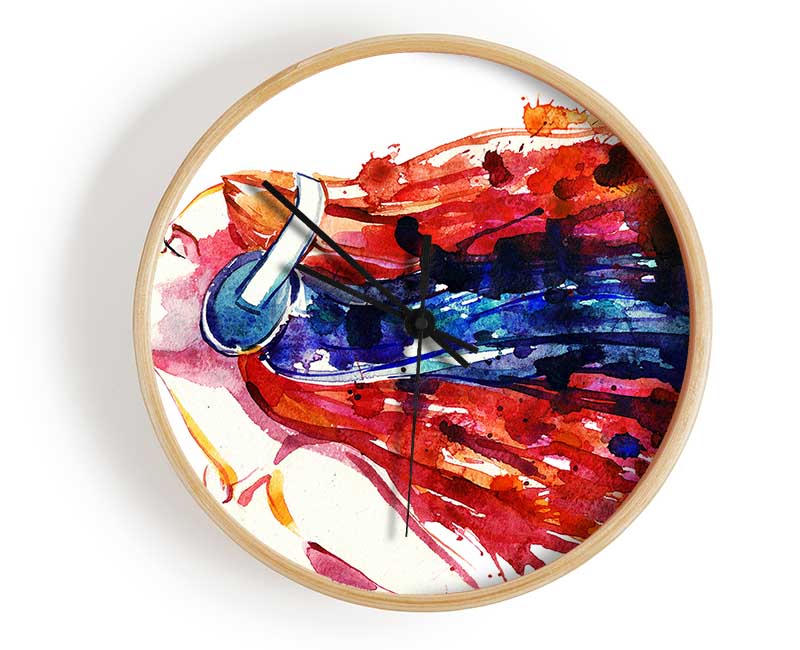 Music Moves Me Clock - Wallart-Direct UK