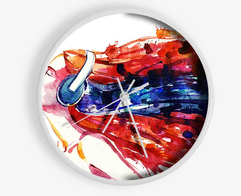 Music Moves Me Clock - Wallart-Direct UK