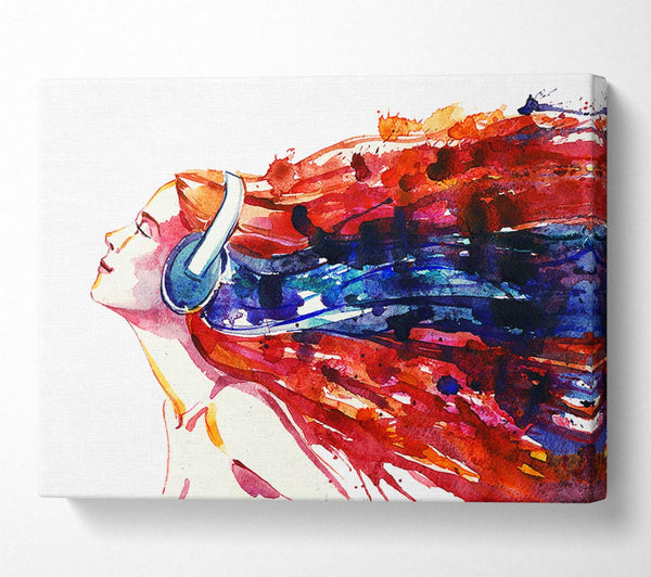  A Canvas Print of Music Moves Me Canvas Print