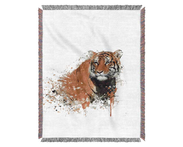 Tiger Splash Woven Blanket