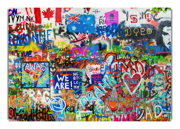 Graffiti-Überladung