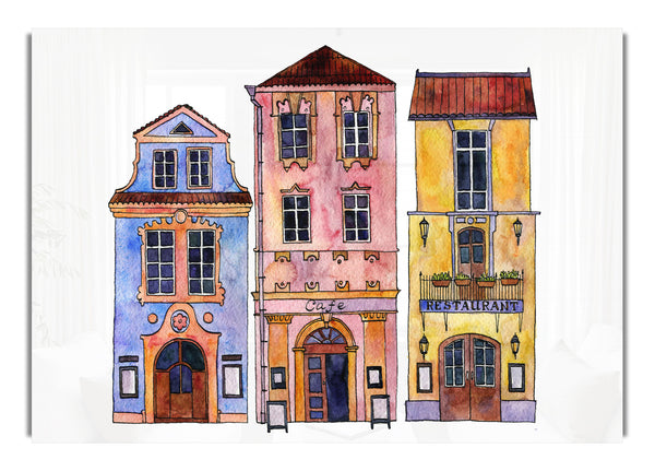 Stadthäuser in Paris