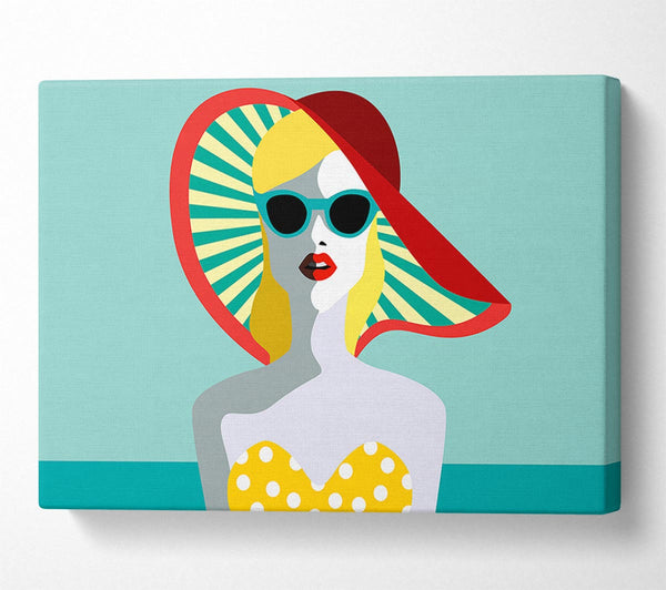  A Canvas Print of Summer Beauty Canvas Print