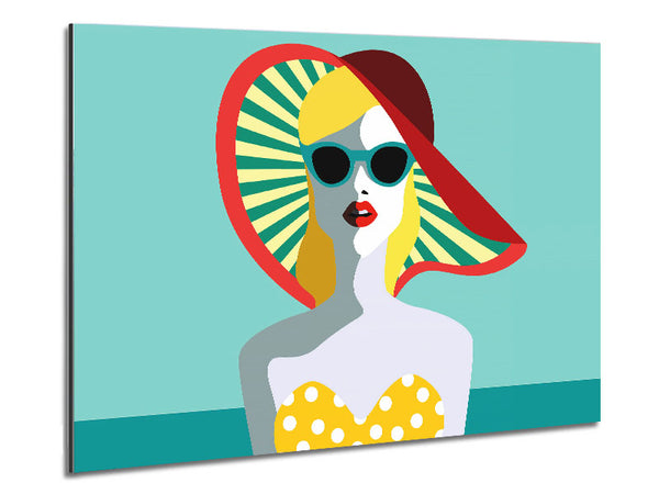 Summer Beauty Metal Print