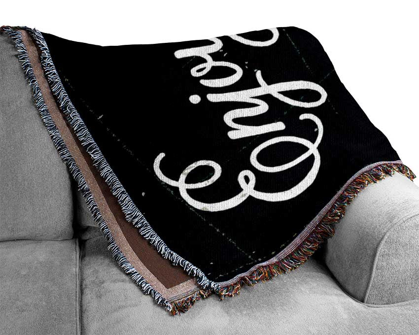 Enjoy The Little Things 1 Woven Blanket