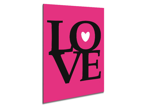 Love 2 Metal Print