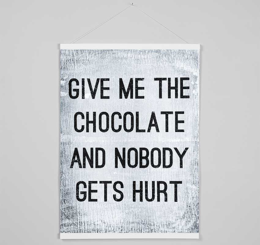 Give Me The Chocolate Hanging Poster - Wallart-Direct UK