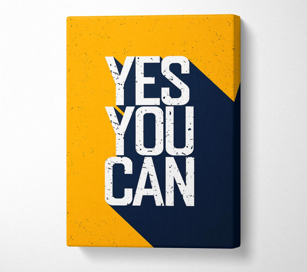 Picture of Yes You Can 1 Canvas Print Wall Art