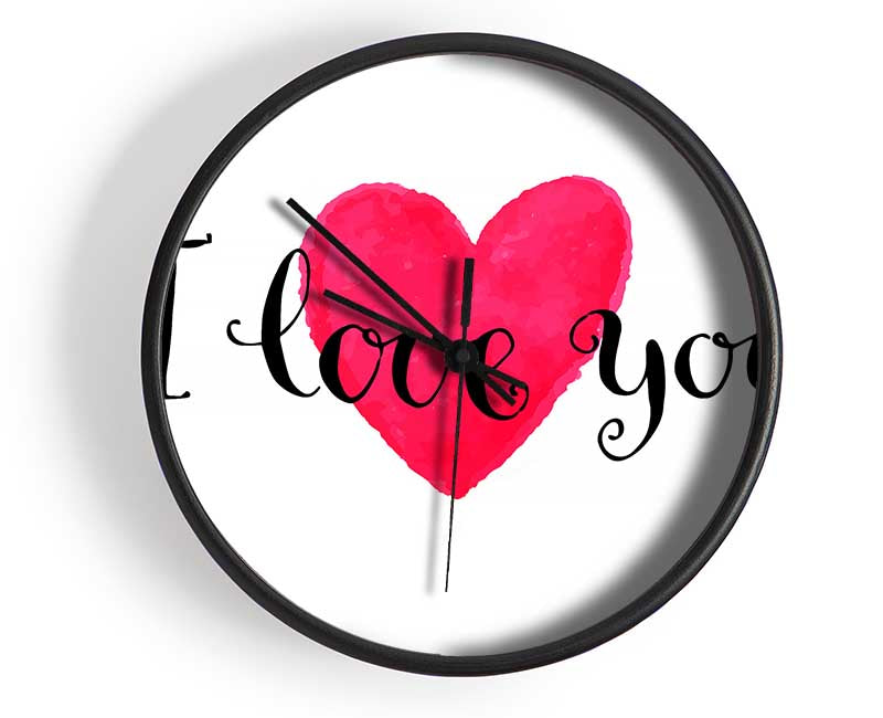 I Love You Clock - Wallart-Direct UK