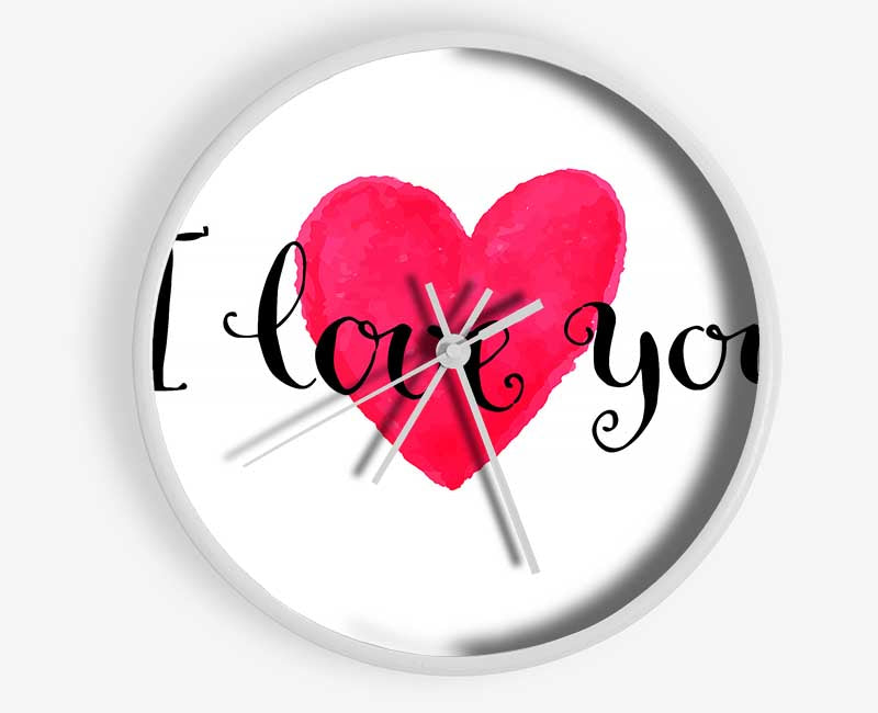 I Love You Clock - Wallart-Direct UK