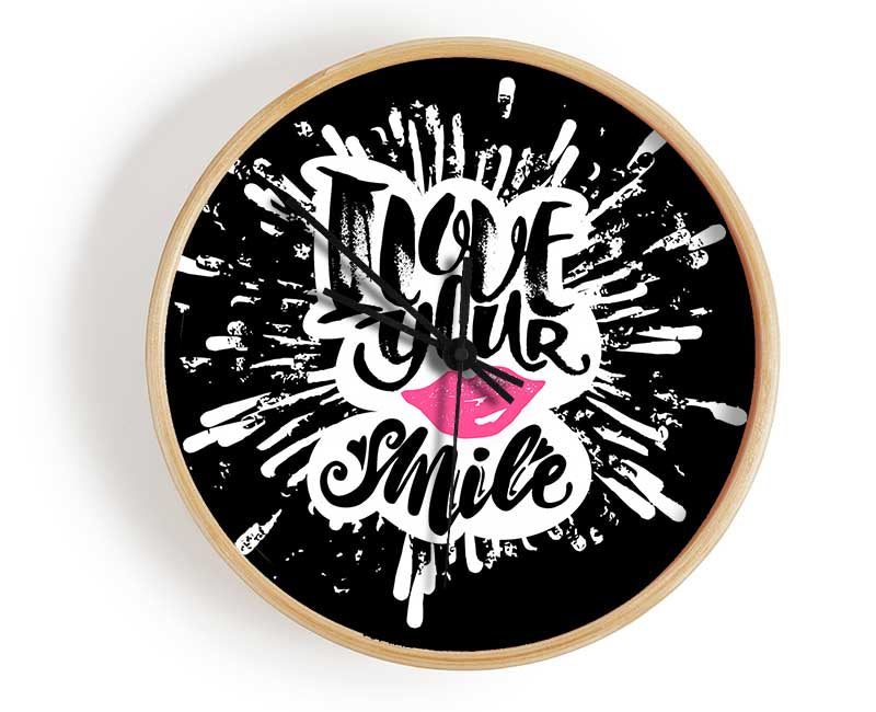 I Love Your Smile Clock - Wallart-Direct UK