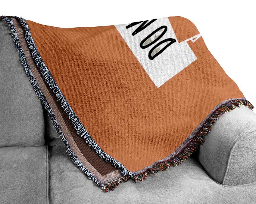 Do More Of What Makes You Happy 2 Woven Blanket
