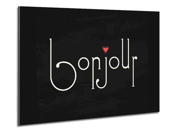 Bonjour 2 Metal Print