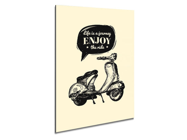 Life Is A Journey 2 Metal Print