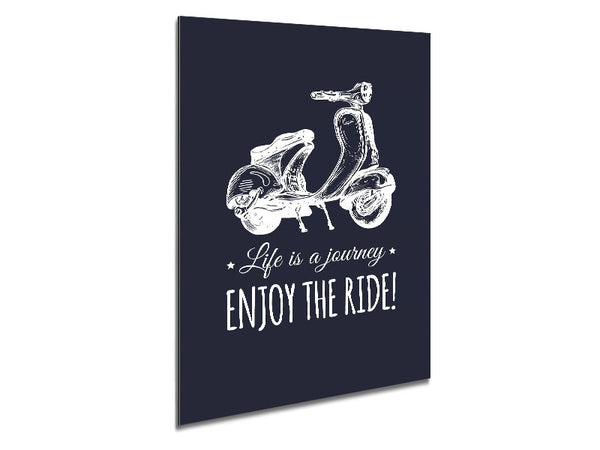 Life Is A Journey 1 Metal Print
