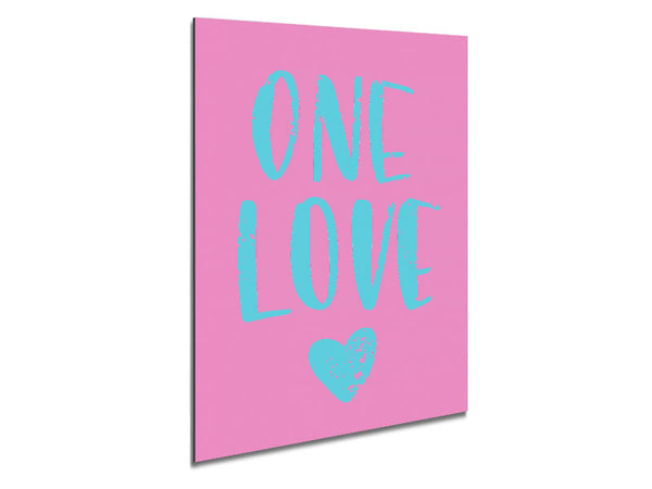 One Love Metal Print