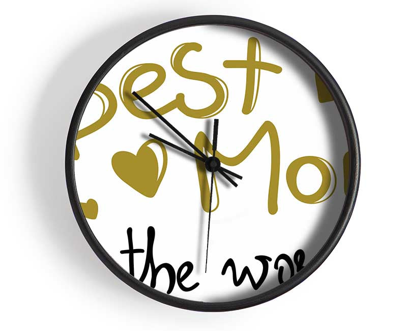 Best Mom In The World Clock - Wallart-Direct UK