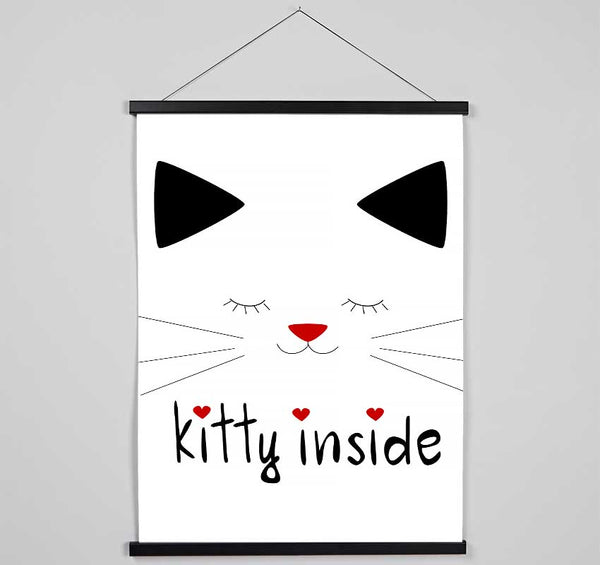 Kitty Inside Hanging Poster - Wallart-Direct UK