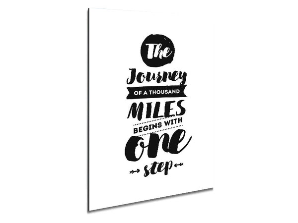 The Journey Of A Thousand Miles Metal Print