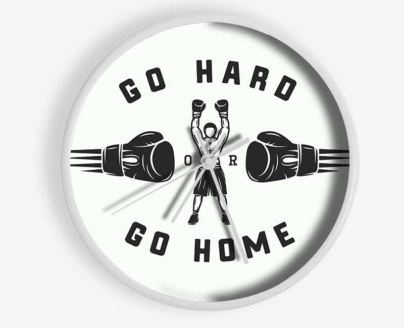 Go Hard Go Home 1 Clock - Wallart-Direct UK
