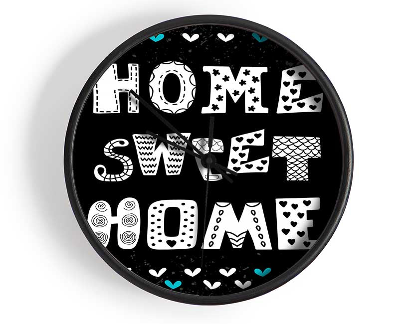 Home Sweet Home 2 Clock - Wallart-Direct UK