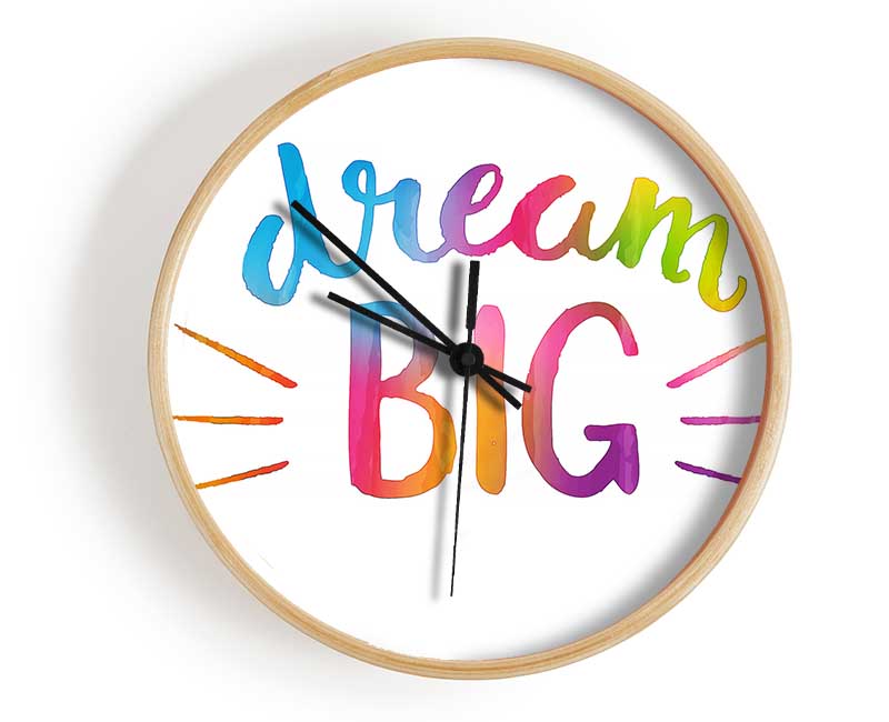 Dream Big Clock - Wallart-Direct UK