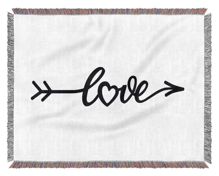 Love 1 Woven Blanket