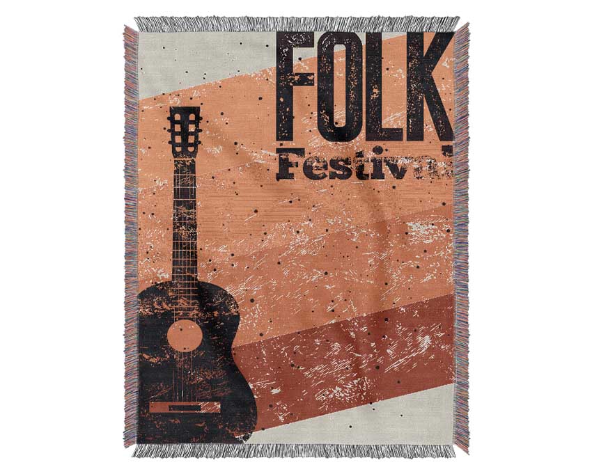 Folk Festival Woven Blanket